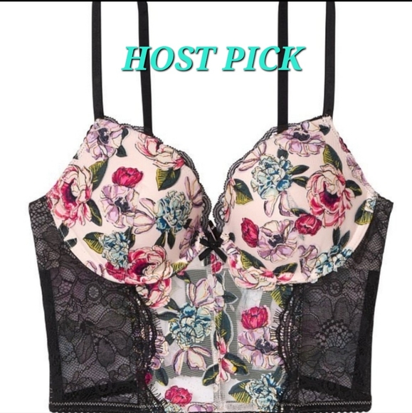 Victoria's Secret Other - Victorias Secret very sexy rose embroidered push up bra